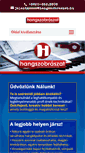 Mobile Screenshot of hangszobraszat.hu