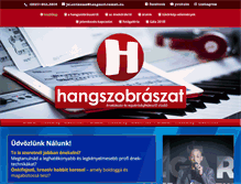 Tablet Screenshot of hangszobraszat.hu